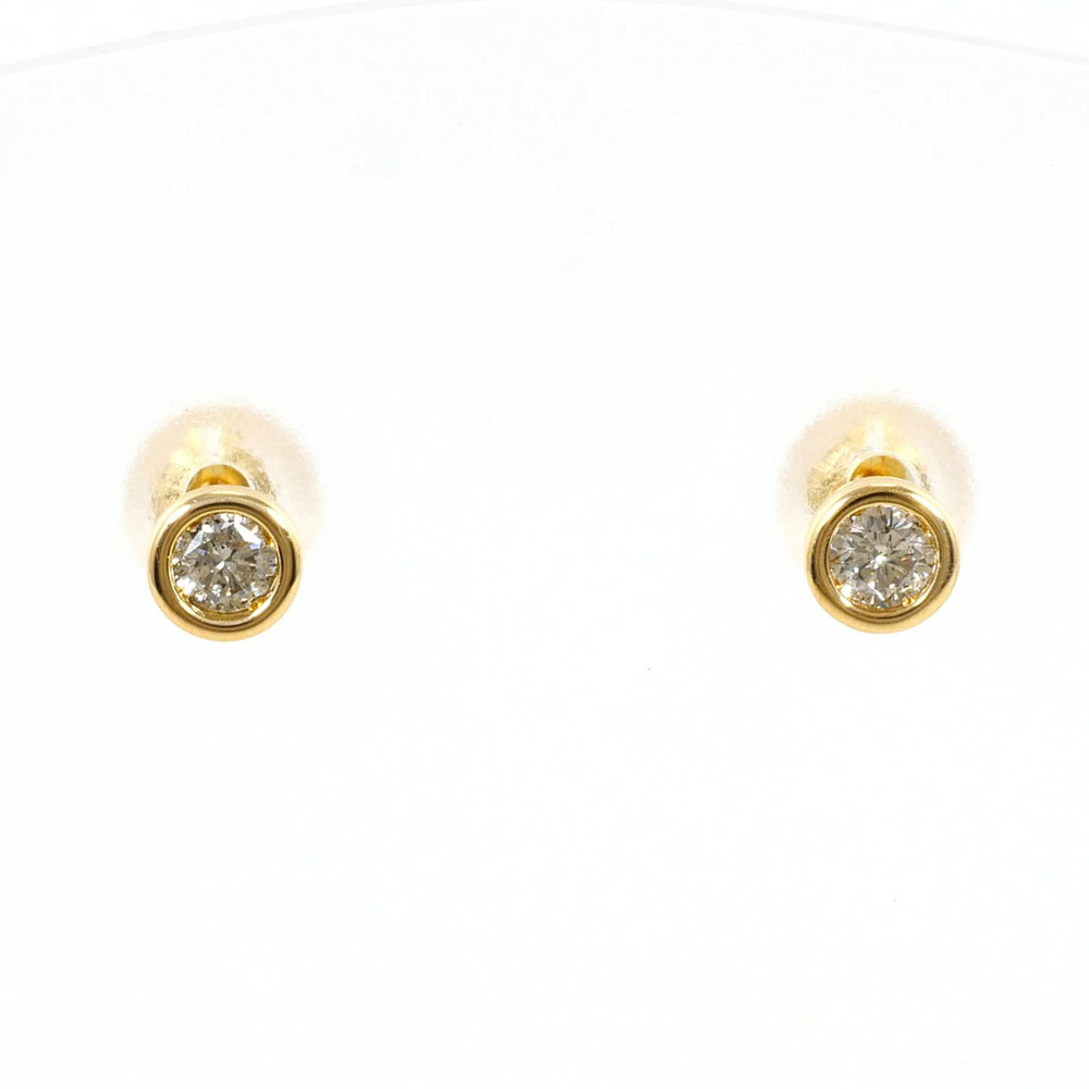 VINTAGE 18k Gold Diamond Earrings